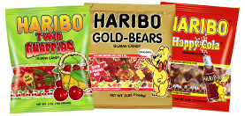 fruity Haribo gummies