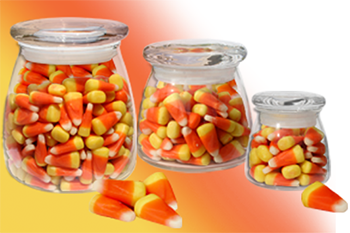 Candy Corn container choices