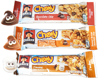 3 Flavors of Quaker Chewy Bars