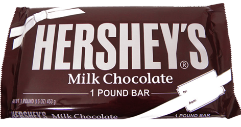 One pound Hershey bar