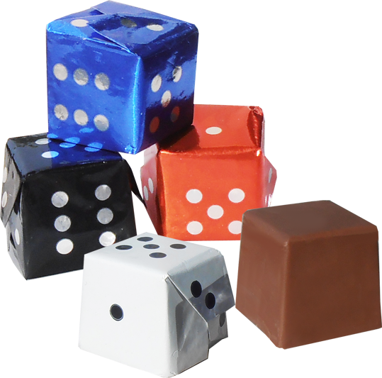 chocolate dice