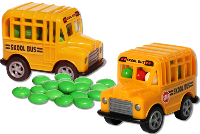 M&M-filled School bus