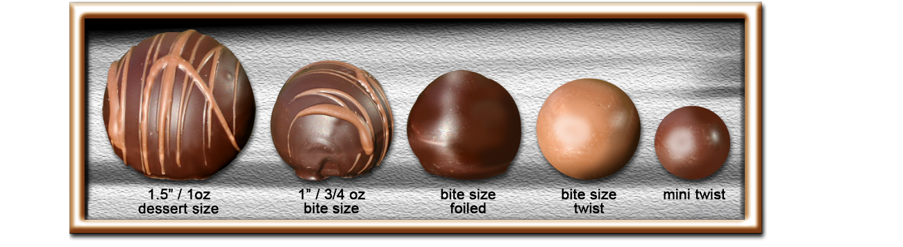 Truffle size chart